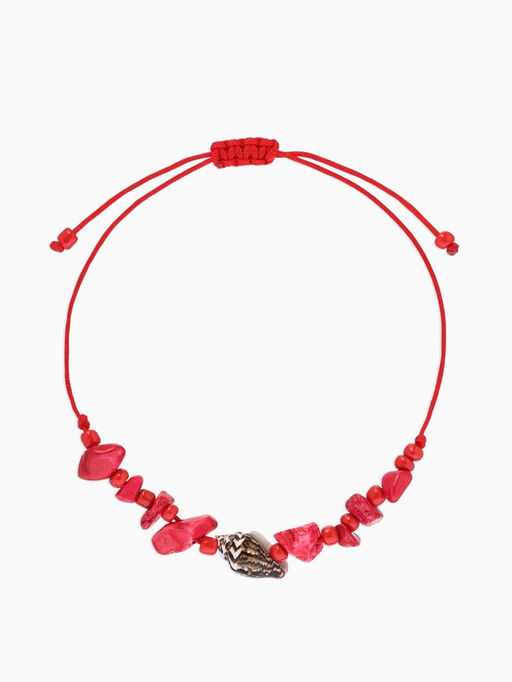 Цена за 12 шт. Браслет «Морской. Ракушка с крошкой перламутра», d=6 см, МИКС