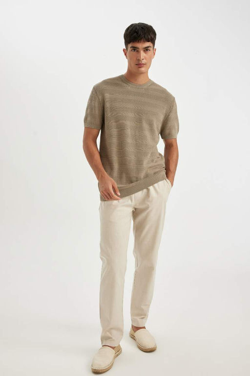 Хлопковые брюки скинни Jogger