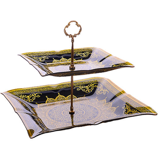 7020-33 Этажерка 2 уровня, квадрат (х6) - Mayer&boch фото 2