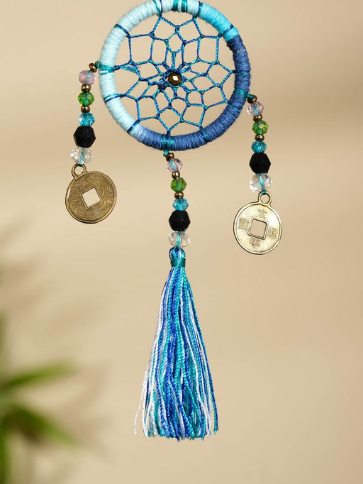 Брелок «Ловец снов», 4×15 см, сине-голубой