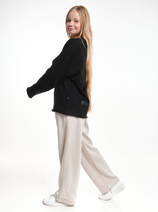Толстовка для девочки 22-2019 черный - Mini maxi фото 7