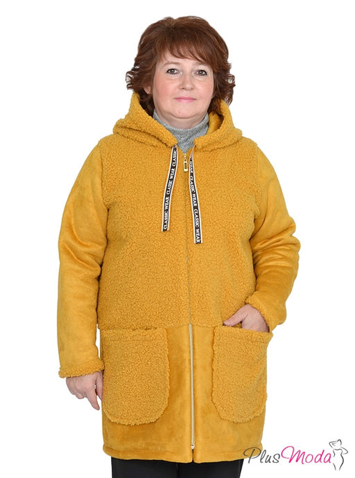 Куртка-пальто Модель №679 размеры 44-84 - Plusmoda фото 2