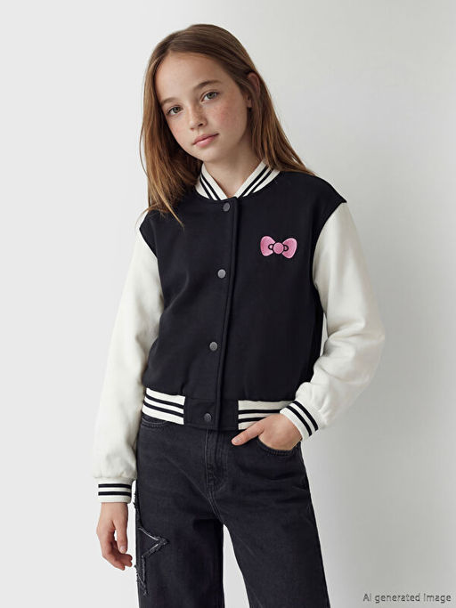 Куртка Hello Kitty с принтом для девочки