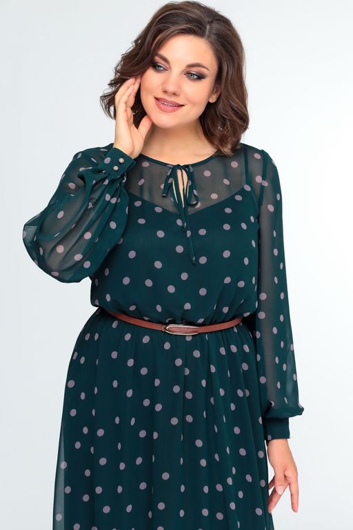 Блуза Swallow 803.2 черный+серебряный узор фото 327