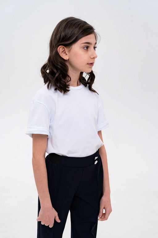 Школьные брюки для девочки Mooriposh, модель 0411/1