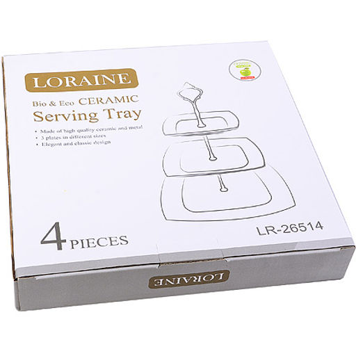 26514 Конфетница 3х ярус ЭЛИС 15-20-26см LR (х12) - Mayer&boch фото 4