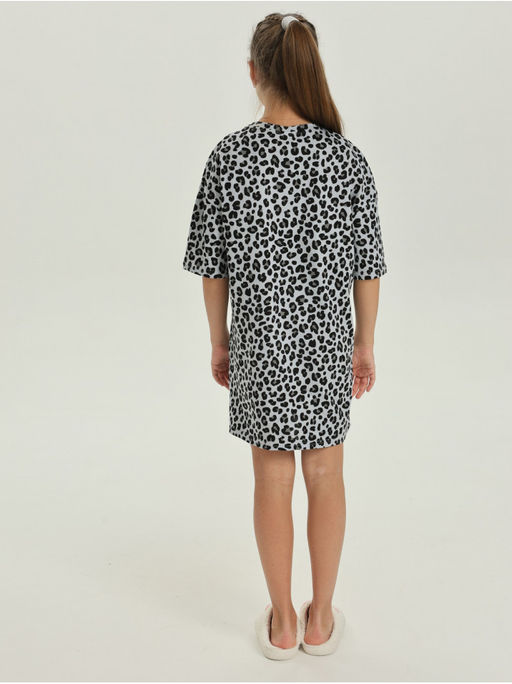 Платье домашнее Леопард Коричневый девочка - София фото 10