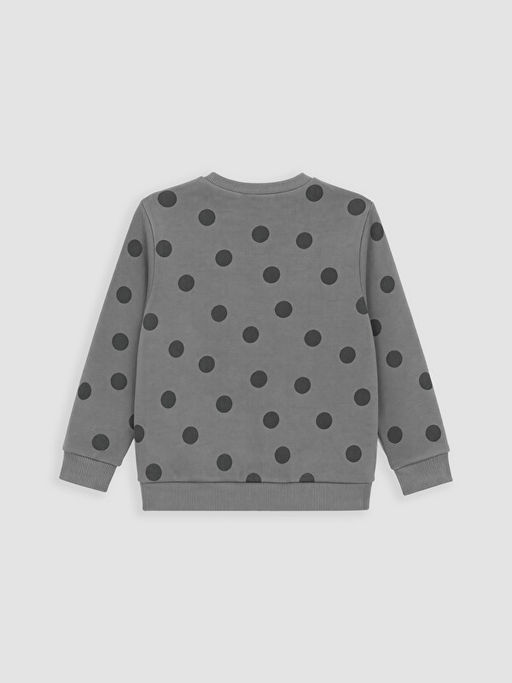 Puantiyeli K?z ?ocuk Kal?n Sweatshirt - Waikiki фото 3