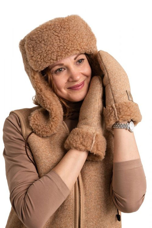 Варежки меховые РОДИНА - Woollamb фото 6