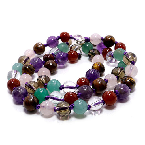 Бусы из камня MIX на защиту и удачу 6мм