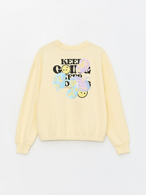 Bisiklet Yaka K?z ?ocuk Sweatshirt - Waikiki фото 3