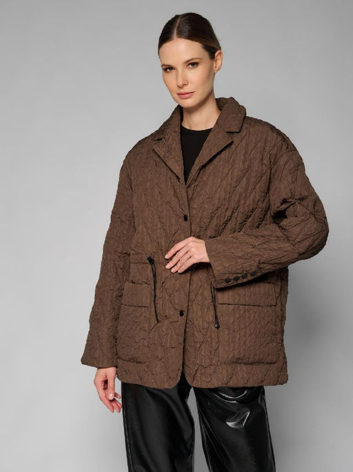 Куртка женская 12411-22040 khaki - Eleganzza фото 3