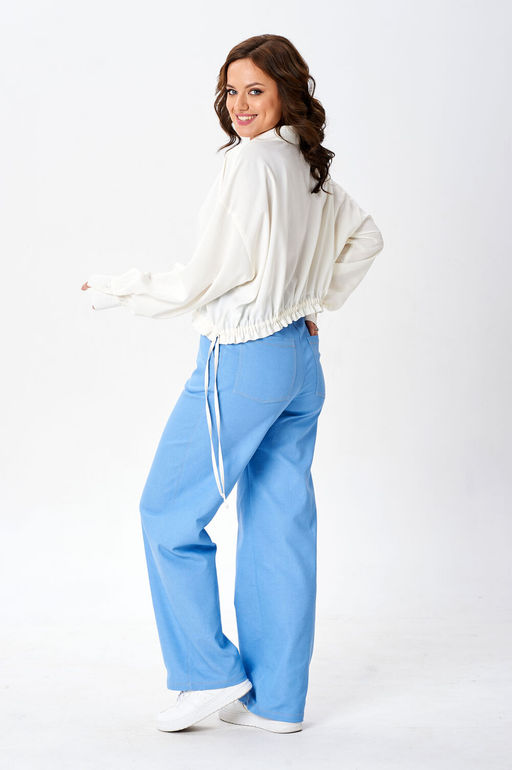 Блуза Liona Style 932 молочный фото 2