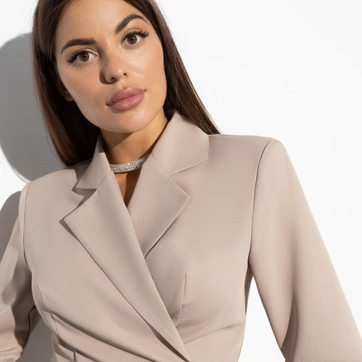 Жакет на запах Стильная сенсация (beige) - Charutti фото 3