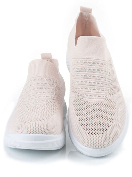 03-B360-26 LT. BEIGE Кроссовки женские (текстиль)