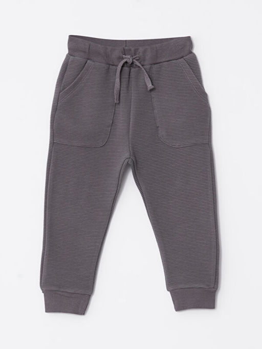 Bisiklet Yaka Uzun Kollu Bask?l? Erkek Bebek Sweatshirt ve E?ofman Alt 2li Tak?m - Waikiki фото 3