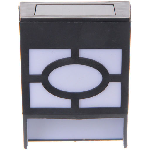 Цена за 4 шт. Фонарь садовый "Эстетика" 12*9*5 см, на солнечной батарее (свечение теплый белый) 1 LED