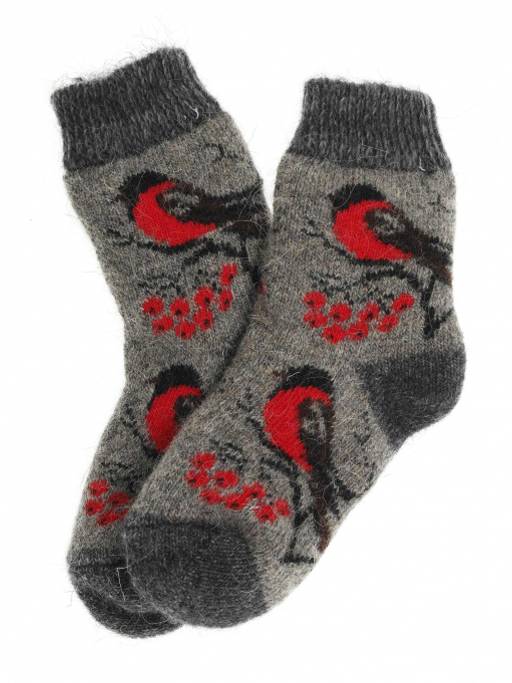 Носки детские "Снегири на рябине" 6617-3