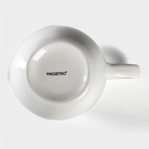 Молочник Magistro «Бланш», 120 мл, фарфор, белый