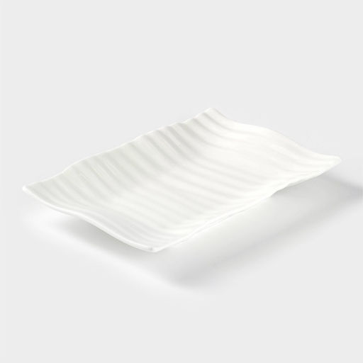 Блюдо сервировочное Wilmax, 18×12 см, фарфор, белое