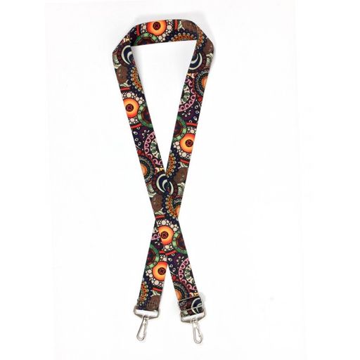 Плечевой ремень (стропа) ADEL-239/регулируемый, макс длина 150см, орнамент коричневый 243532 - Adelia фото 2