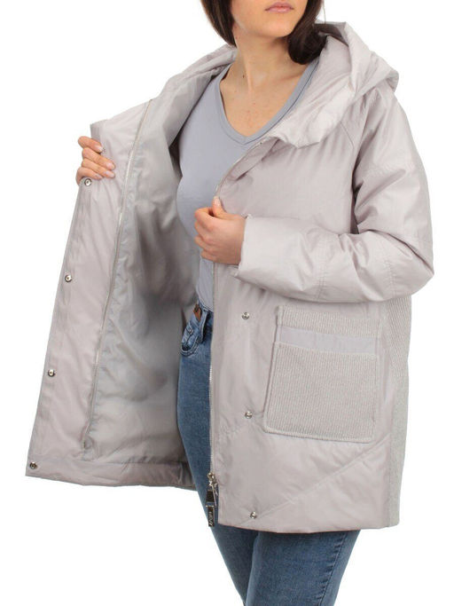 2348 BEIGE Куртка демисезонная женская (тинсулейт) - Фабричный китай фото 7