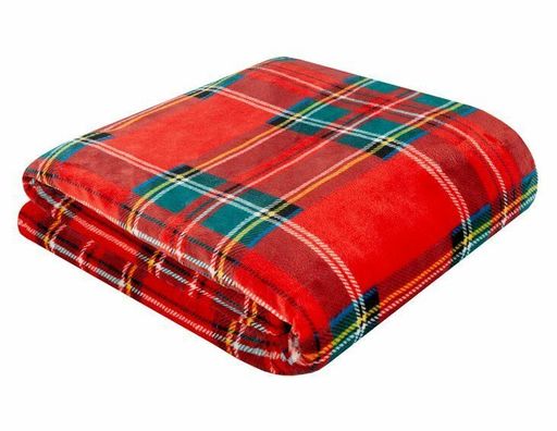 Покрывало-плед Шотландия фланель-микрофибра 200*220 см. - Лен поволжья фото 3