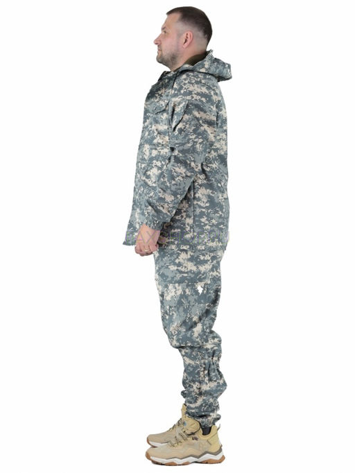 Удлиненный утепленный демисезонный костюм Forest trail Cifra для активного отдыха (горка на флисе) - Rax фото 2