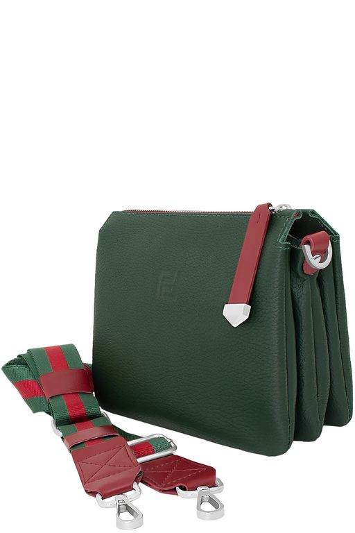 Сумка женская Ц-436.1 зеленый - Protege фото 3