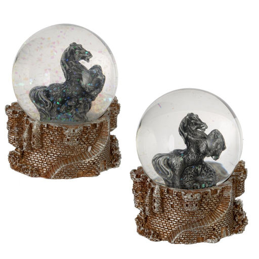 Фигурка декор в стекл шаре "Лошадь", L7 W7,5 H8,5 см, 2в.