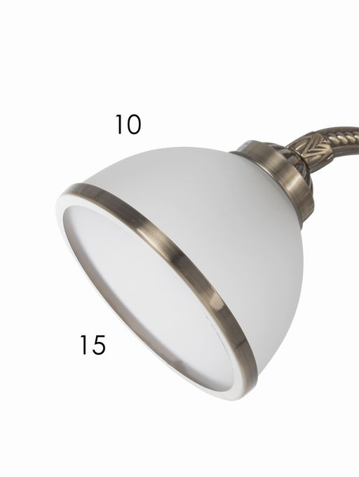 Люстра ЭкономСвет 13060/5AB, 5×40 Вт, E27, 60×60×30 см, бронза