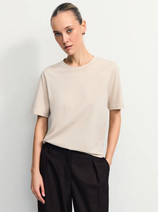 Базовая футболка из хлопка / Zarina  фото 5