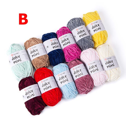 Цена за 1 микс пряжи DOLCE MINI - Yarnart фото 3