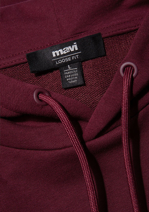 Mavi Logo Bask?l? Bordo Sweatshirt  фото 8