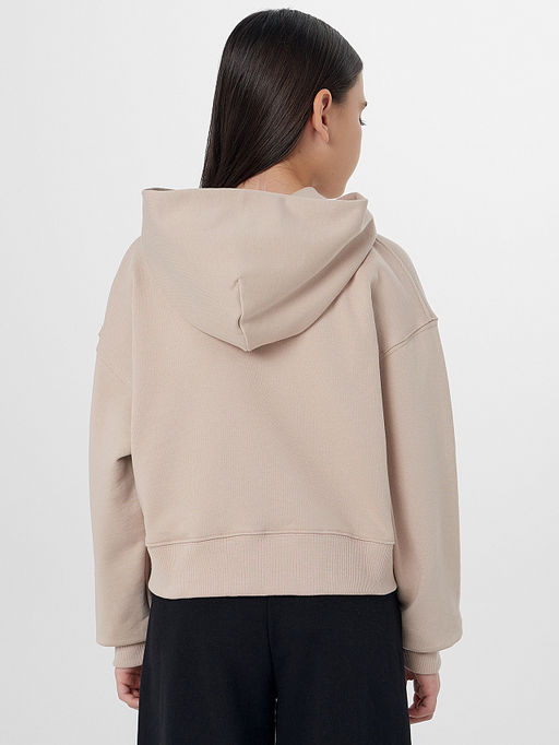 Толстовка для девочек бежевая на молнии - Mark formelle фото 2