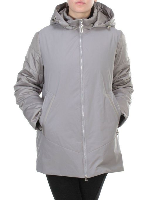 6021 GRAY Куртка демисезонная женская DATURA (100 гр. синтепон) - Fashion фото 2