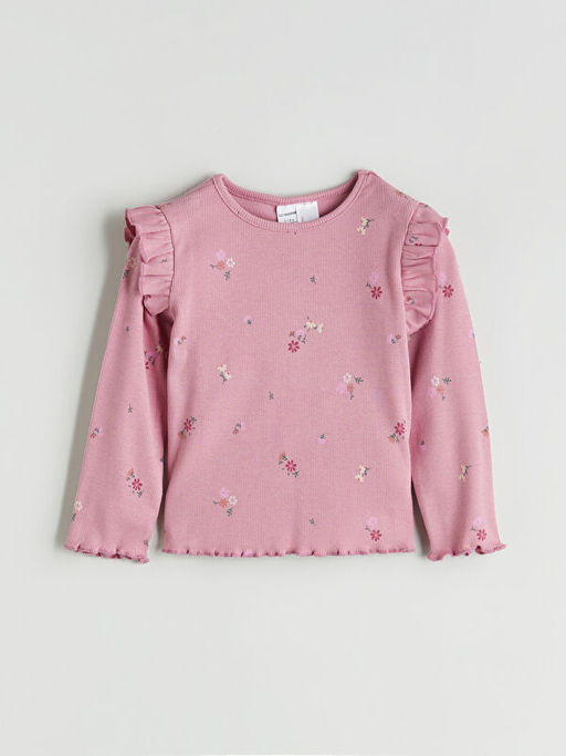 ?i?ekli K?z ?ocuk Bluz ve Tayt