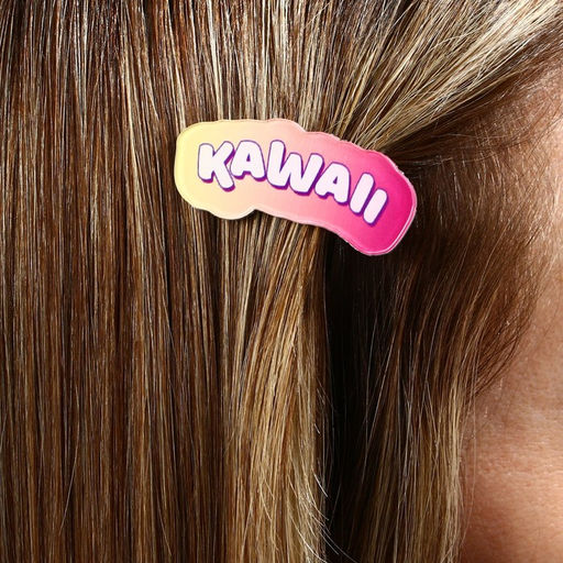 Цена за 4 шт. Заколки для волос на открытке Kawaii, 3.7×1.4×1 см