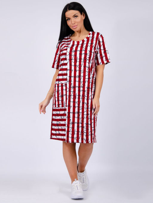 Туника "Манижа" бордо, трикотаж