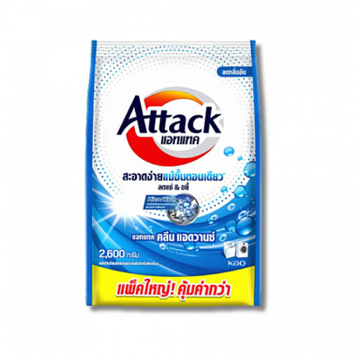 Attack Clean Advance Concentrated Powder, 2,6kg - Концентрированный стиральный порошок