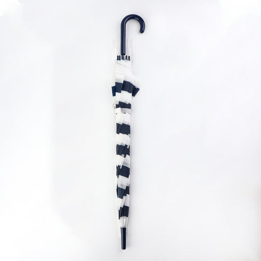 Зонт - трость полуавтоматический «Полосы», 8 спиц, R=45/55 см, d=90 см, МИКС