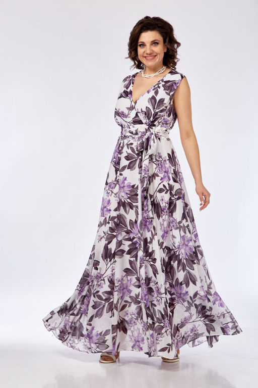 Платье Olga Style С953 цветы