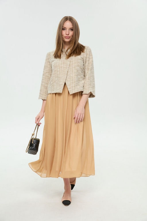 Платье NIKVA н1007-4 песочный  фото 8