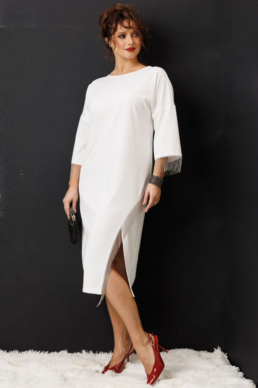 Платье Anastasia 1308 молочный фото 5