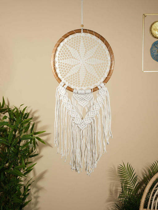 Ловец снов «Белый цветочек», 32×100 см