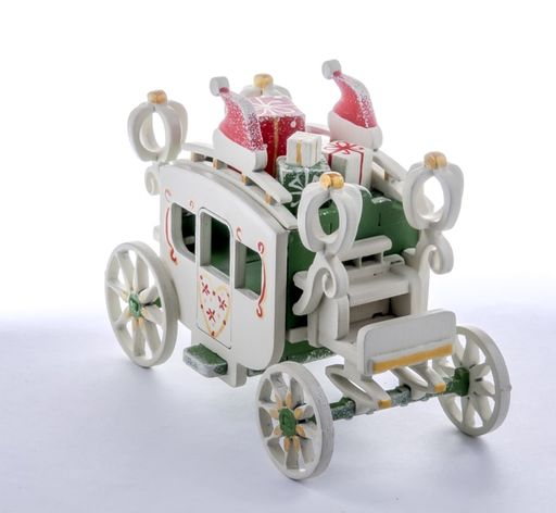 Декоративные новогодние украшения: Карета крытая 6017 Santa - Idh фото 5