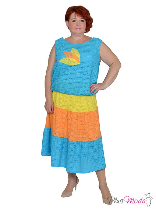 Юбка Модель №1643 размеры 44-84 - Plusmoda фото 5