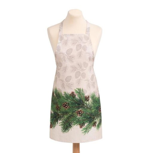 Фартук Этель Еловые ветви 70х61 см, 100% хлопок, саржа 190 гр/м2  фото 3