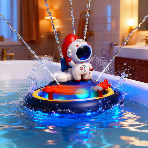 Игрушка для купания "Аква астронавт" в коробке