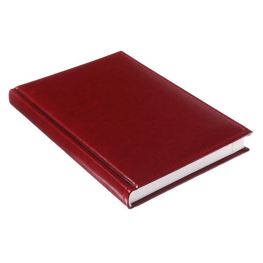 Ежедневник недатированный А5, 160 листов «Небраска», бордовый